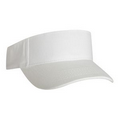 Lightweight Brushed Cotton Twill Visor (White)